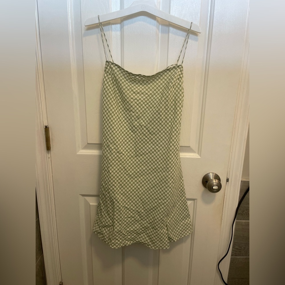Petal and Pup Green Gingham Dress WORN ONCE